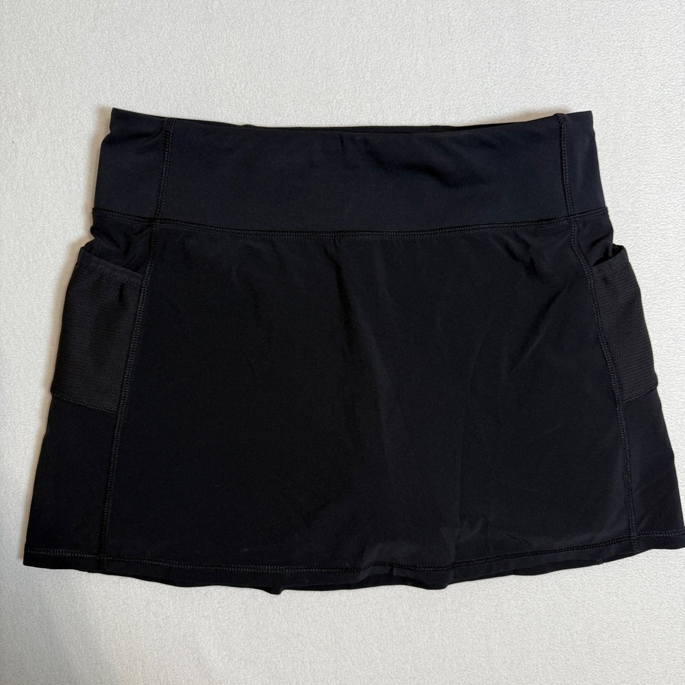 Athleta Girl Skort Athletic Skirt with Pockets Activewear Tennis Black XXL/16